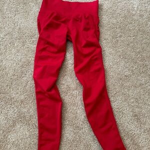 Buffbunny Miracle Seamless legging lipstick red